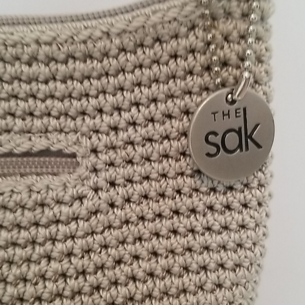 The Sak tan woven shoulder bag - Picture 3 of 9